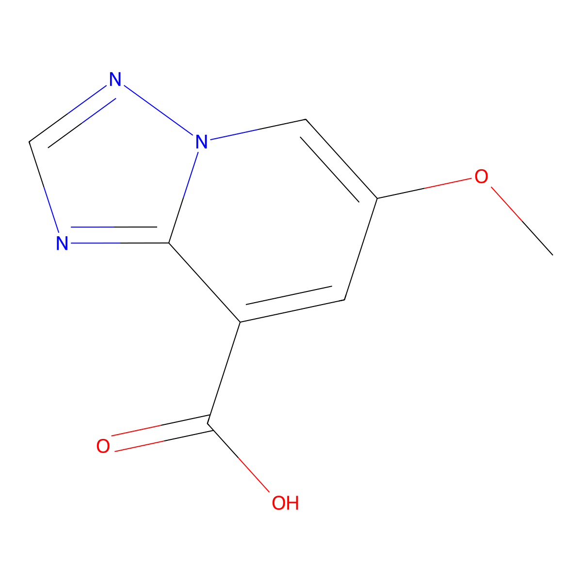 6-Methoxy-[1,2,4]triazolo[1,5-a]pyridine-8-carboxylic acid molecular structure, CAS 2060058-75-3