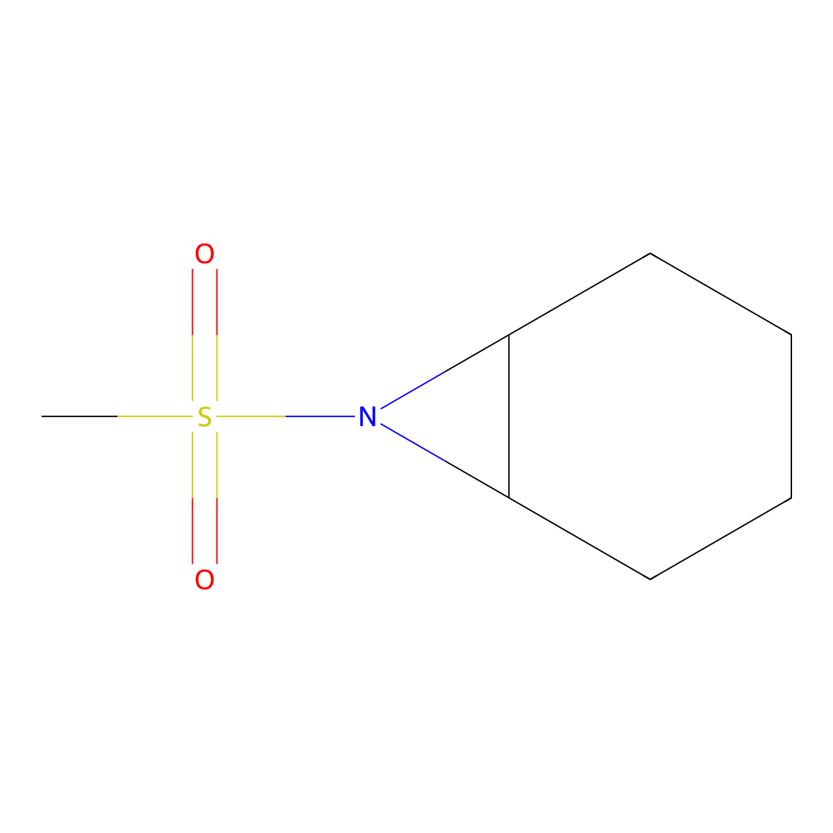 7-Methanesulfonyl-7-azabicyclo[4.1.0]heptane molecular structure, CAS 2060058-85-5