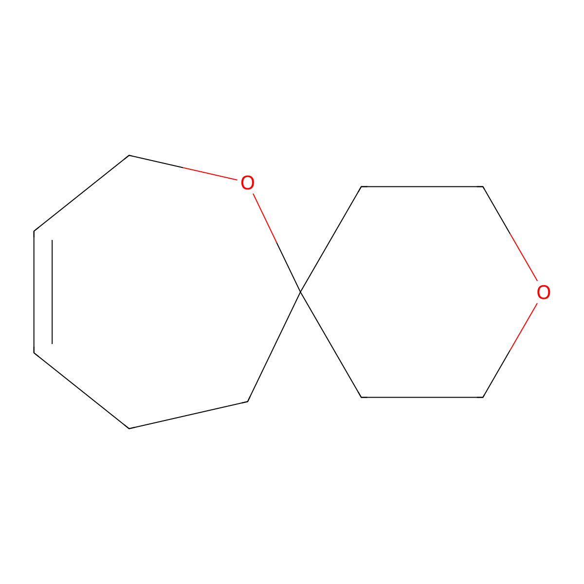 3,7-Dioxaspiro[5.6]dodec-9-ene molecular structure, CAS 2060059-04-1