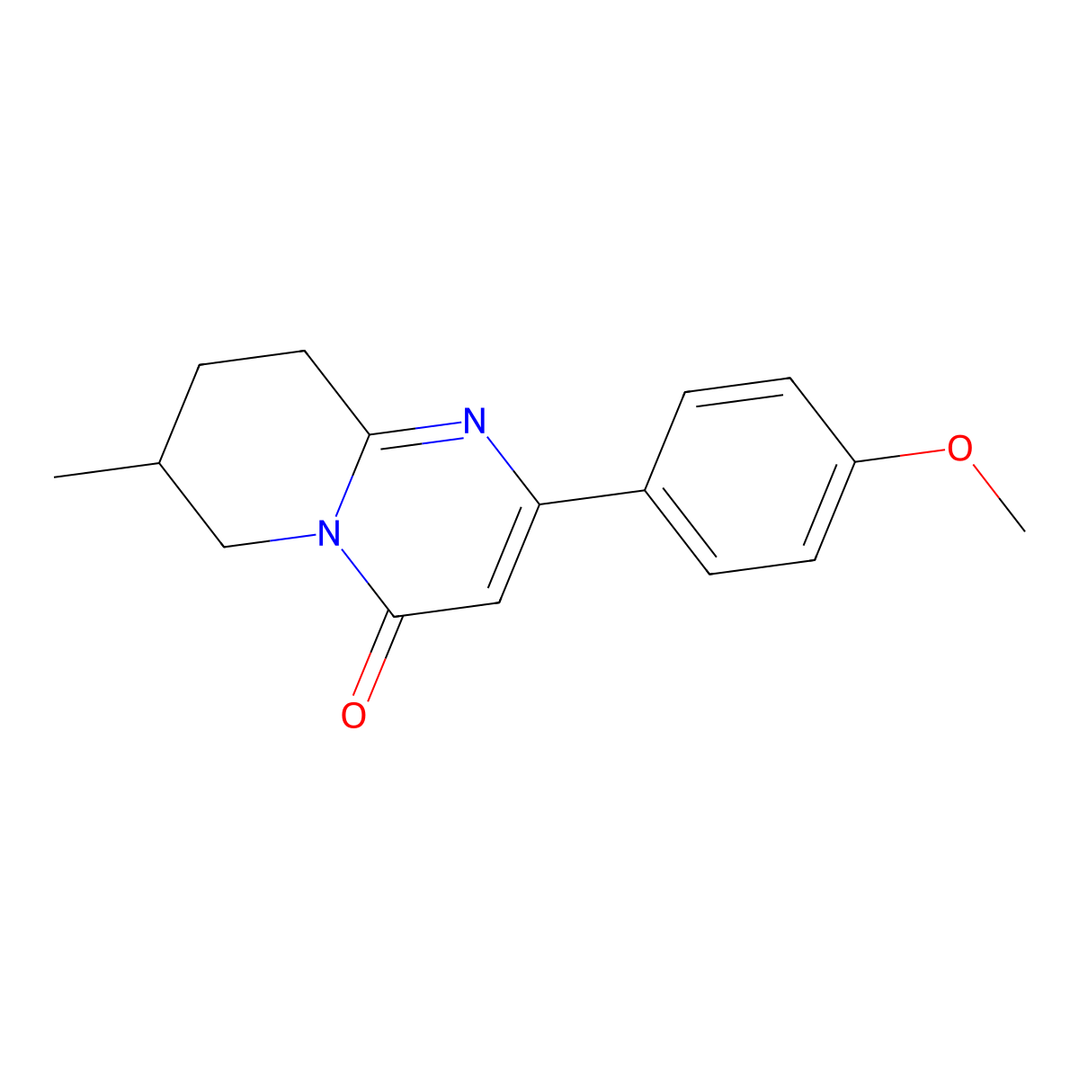 2-(4-Methoxyphenyl)-7-methyl-4H,6H,7H,8H,9H-pyrido[1,2-a]pyrimidin-4-one molecular structure, CAS 2060059-28-9