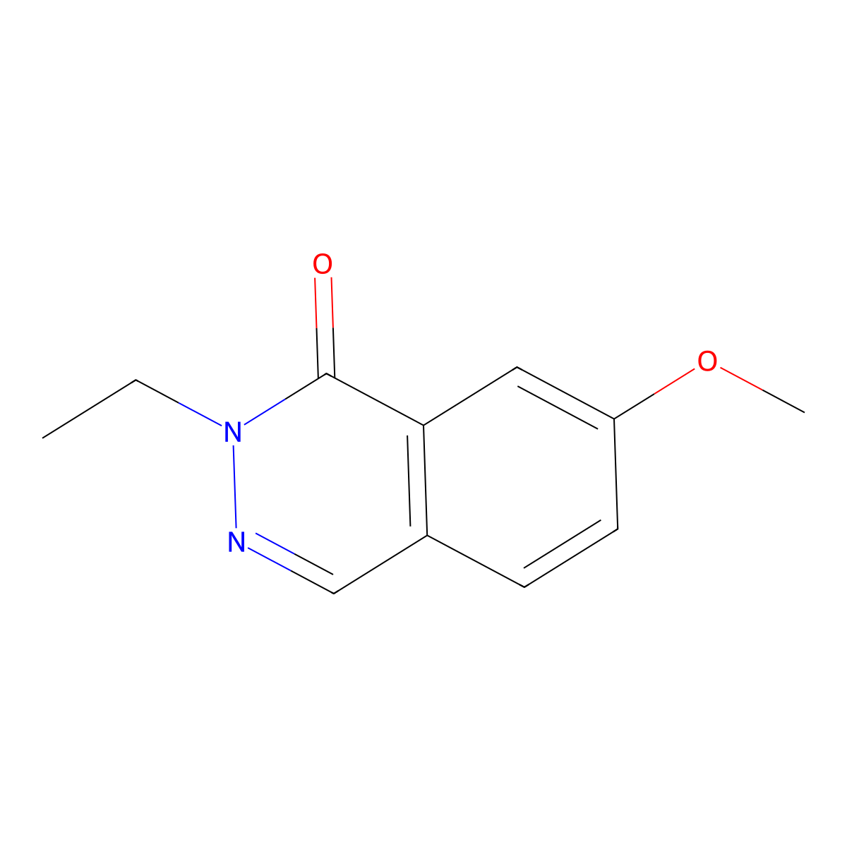 2-Ethyl-7-methoxy-1,2-dihydrophthalazin-1-one molecular structure, CAS 2060059-31-4