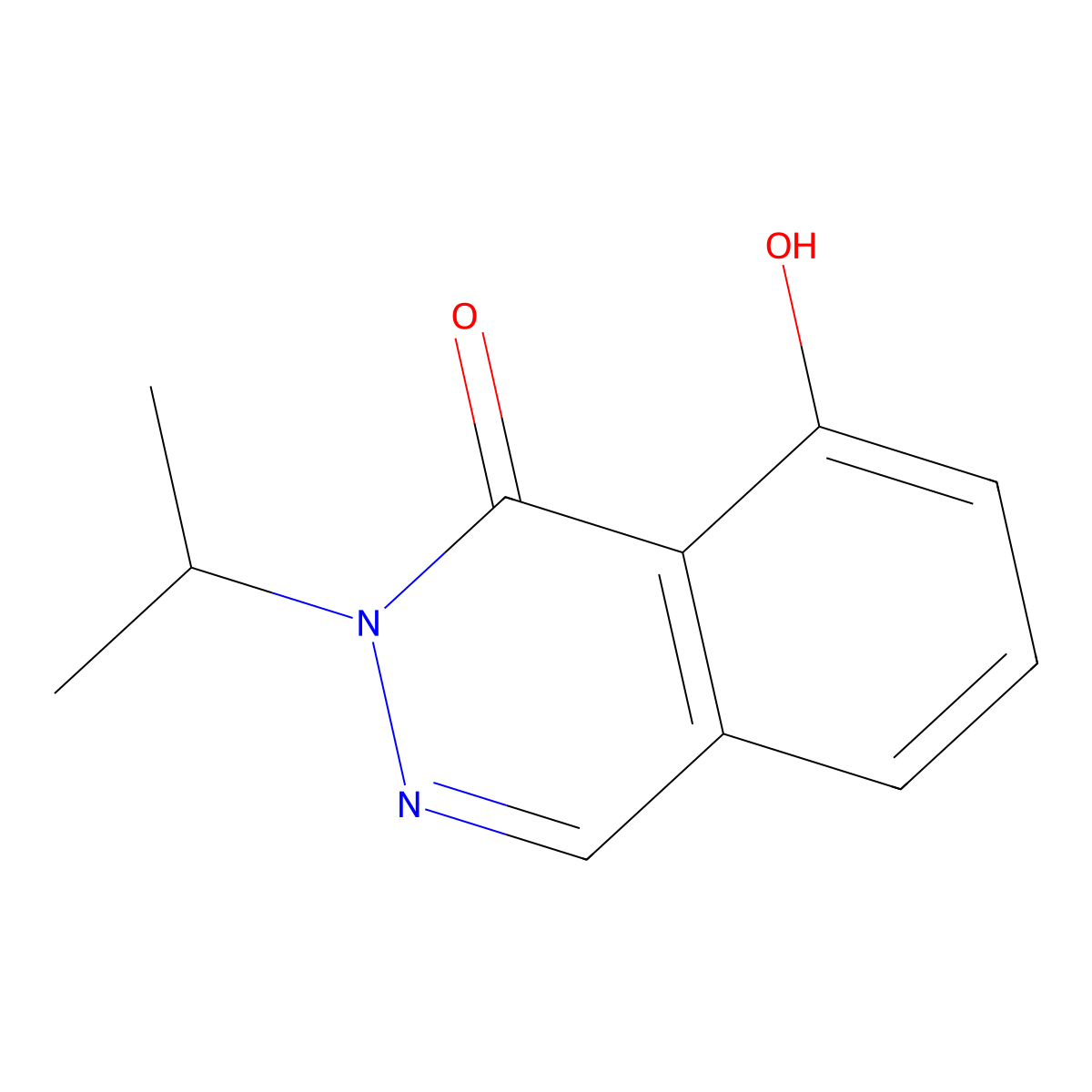 8-Hydroxy-2-(propan-2-yl)-1,2-dihydrophthalazin-1-one molecular structure, CAS 2060059-35-8