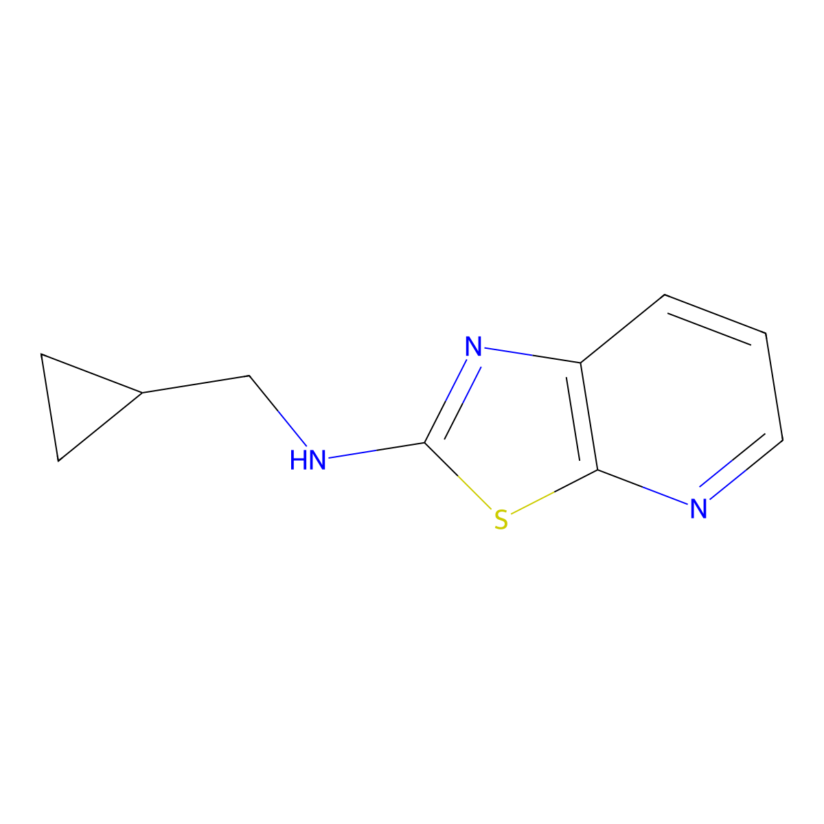 N-(Cyclopropylmethyl)-[1,3]thiazolo[5,4-b]pyridin-2-amine molecular structure, CAS 2060059-48-3