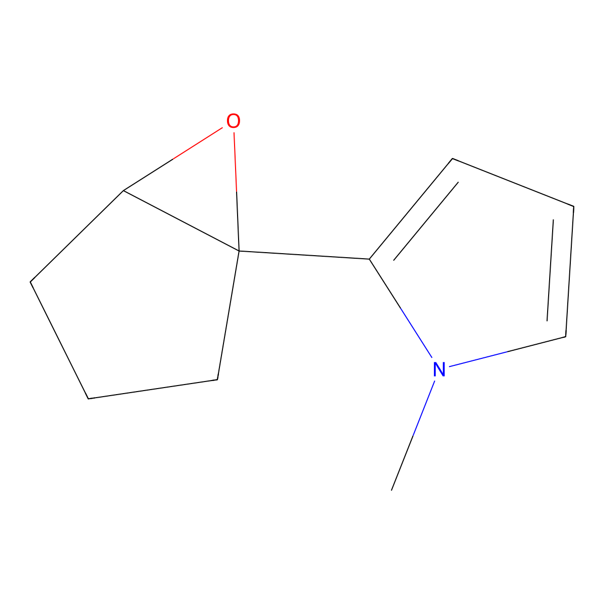 1-Methyl-2-{6-oxabicyclo[3.1.0]hexan-1-yl}-1H-pyrrole molecular structure, CAS 2060060-05-9