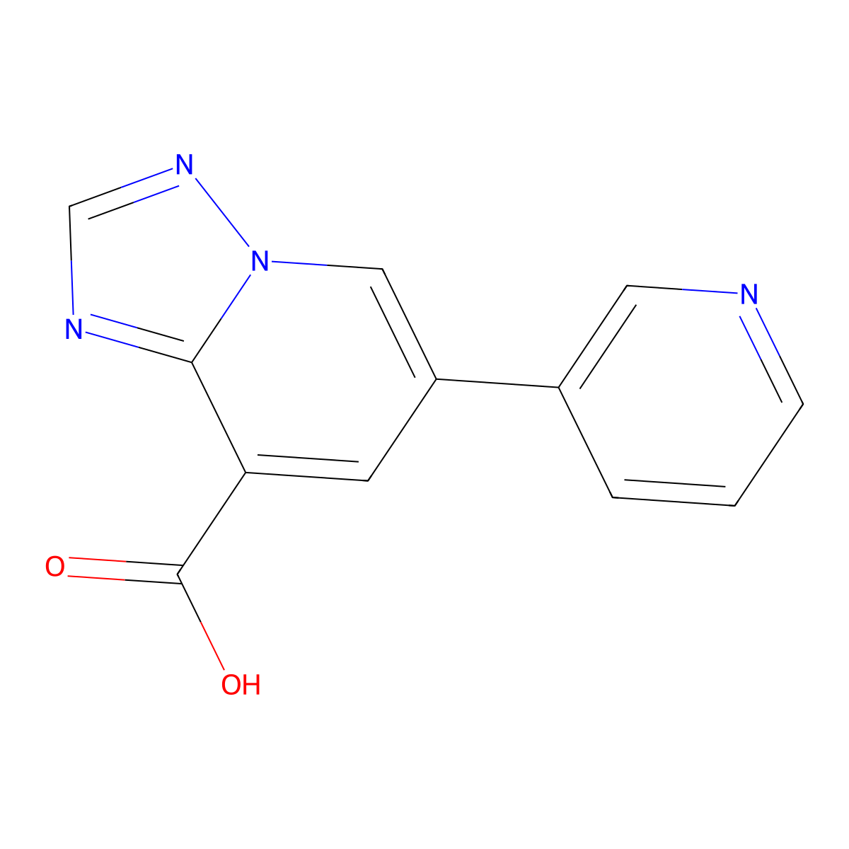 6-(Pyridin-3-yl)-[1,2,4]triazolo[1,5-a]pyridine-8-carboxylic acid molecular structure, CAS 2060060-27-5
