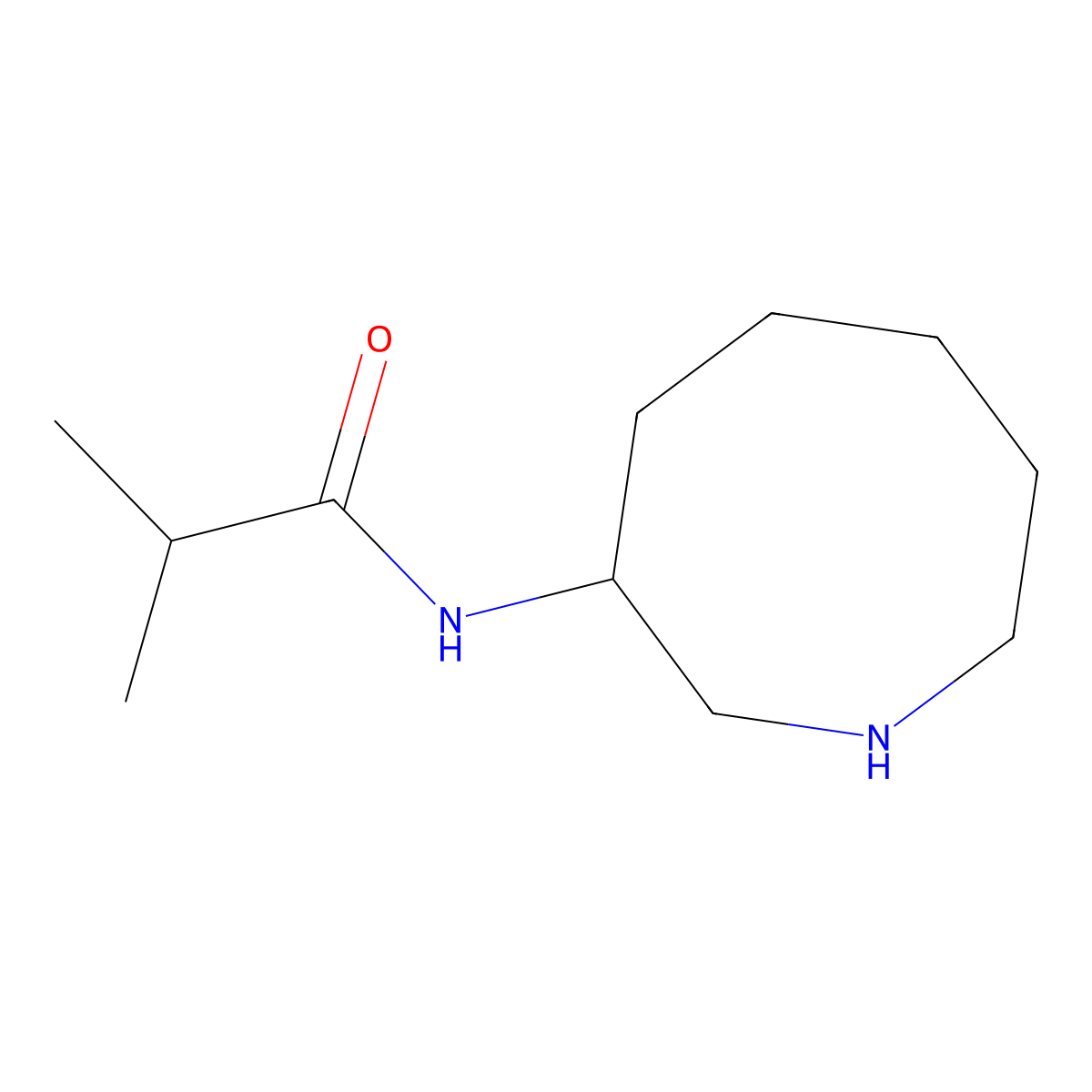 N-(Azocan-3-yl)-2-methylpropanamide molecular structure, CAS 2060060-52-6