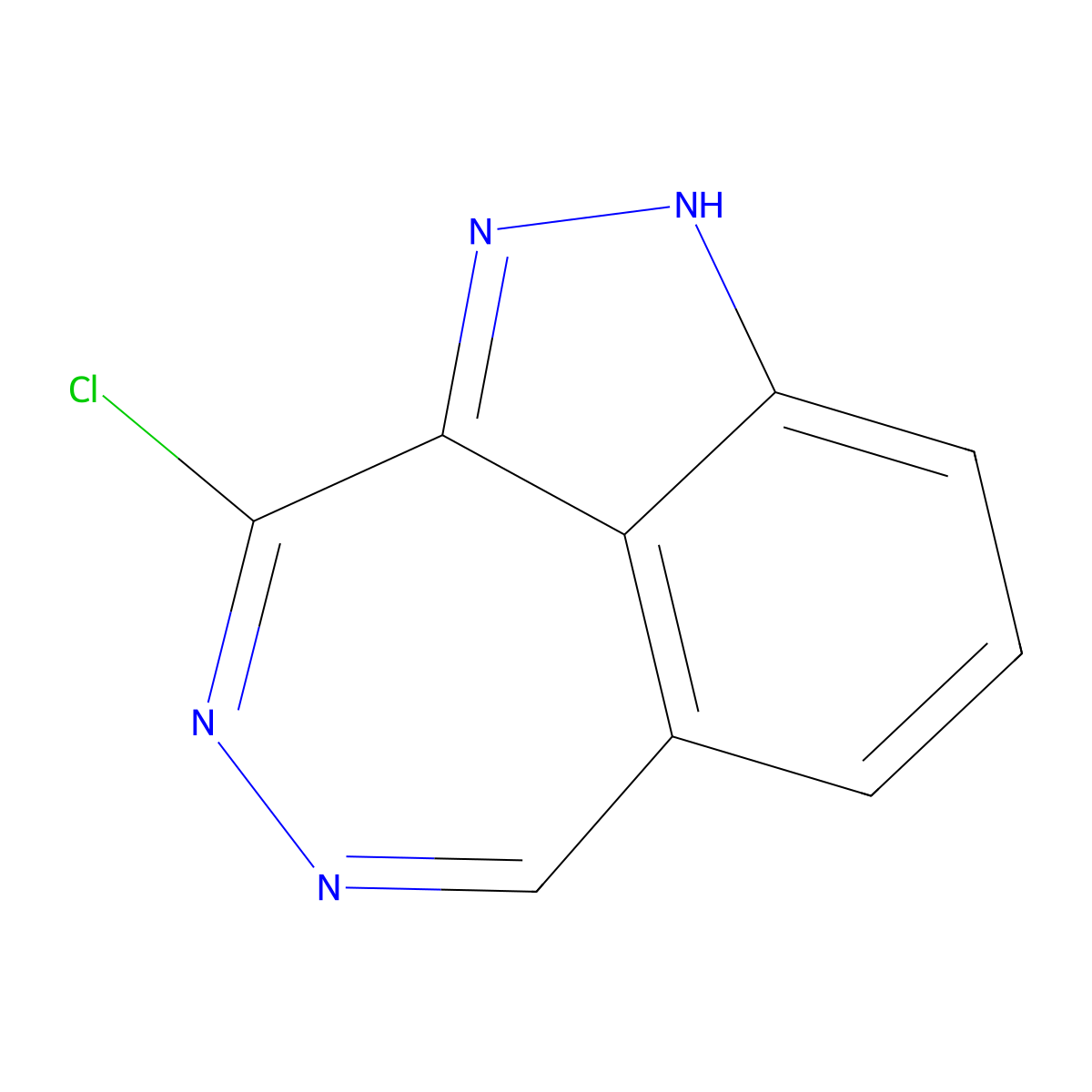 12-Chloro-2,3,10,11-tetraazatricyclo[6.4.1.0,4,13]trideca-1,4(13),5,7,9,11-hexaene molecular structure, CAS 2060060-68-4