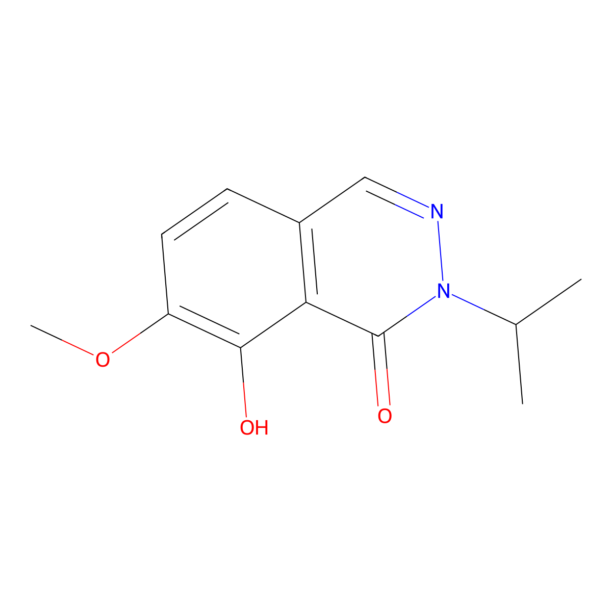 8-Hydroxy-7-methoxy-2-(propan-2-yl)-1,2-dihydrophthalazin-1-one molecular structure, CAS 2060060-75-3