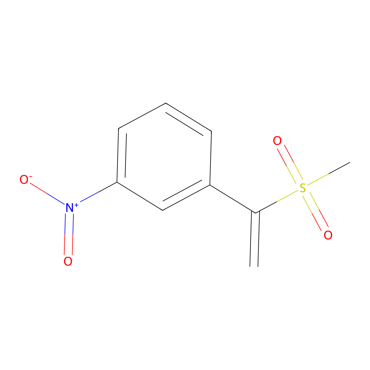 1-(1-Methanesulfonylethenyl)-3-nitrobenzene molecular structure, CAS 2060060-93-5