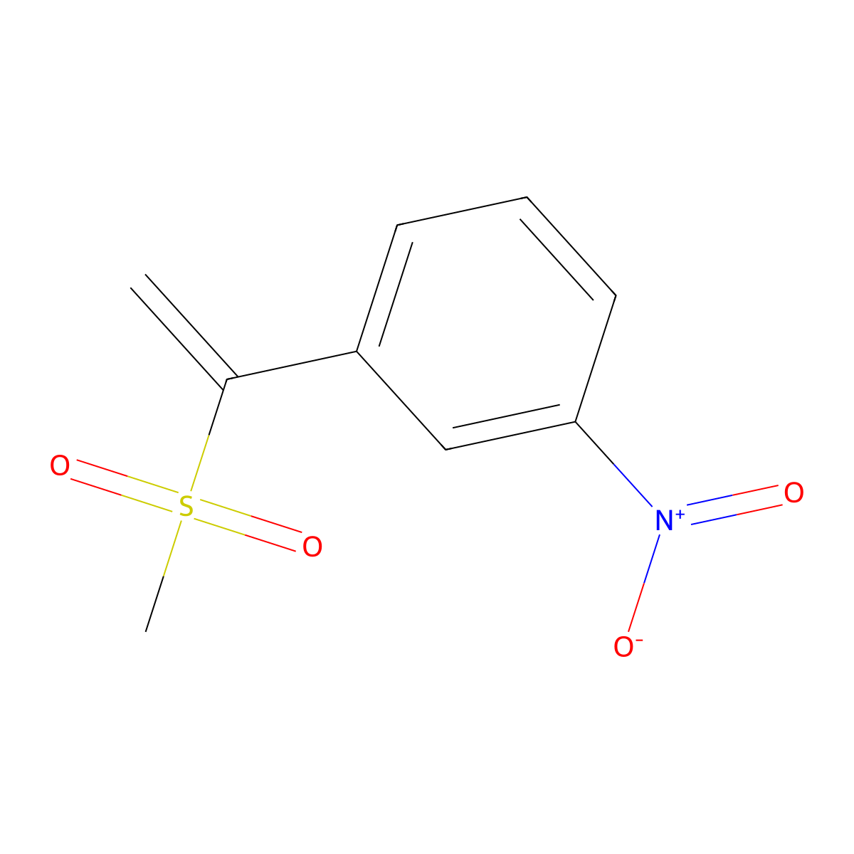 1-(1-Methanesulfonylethenyl)-3-nitrobenzene molecular structure, CAS 2060060-93-5