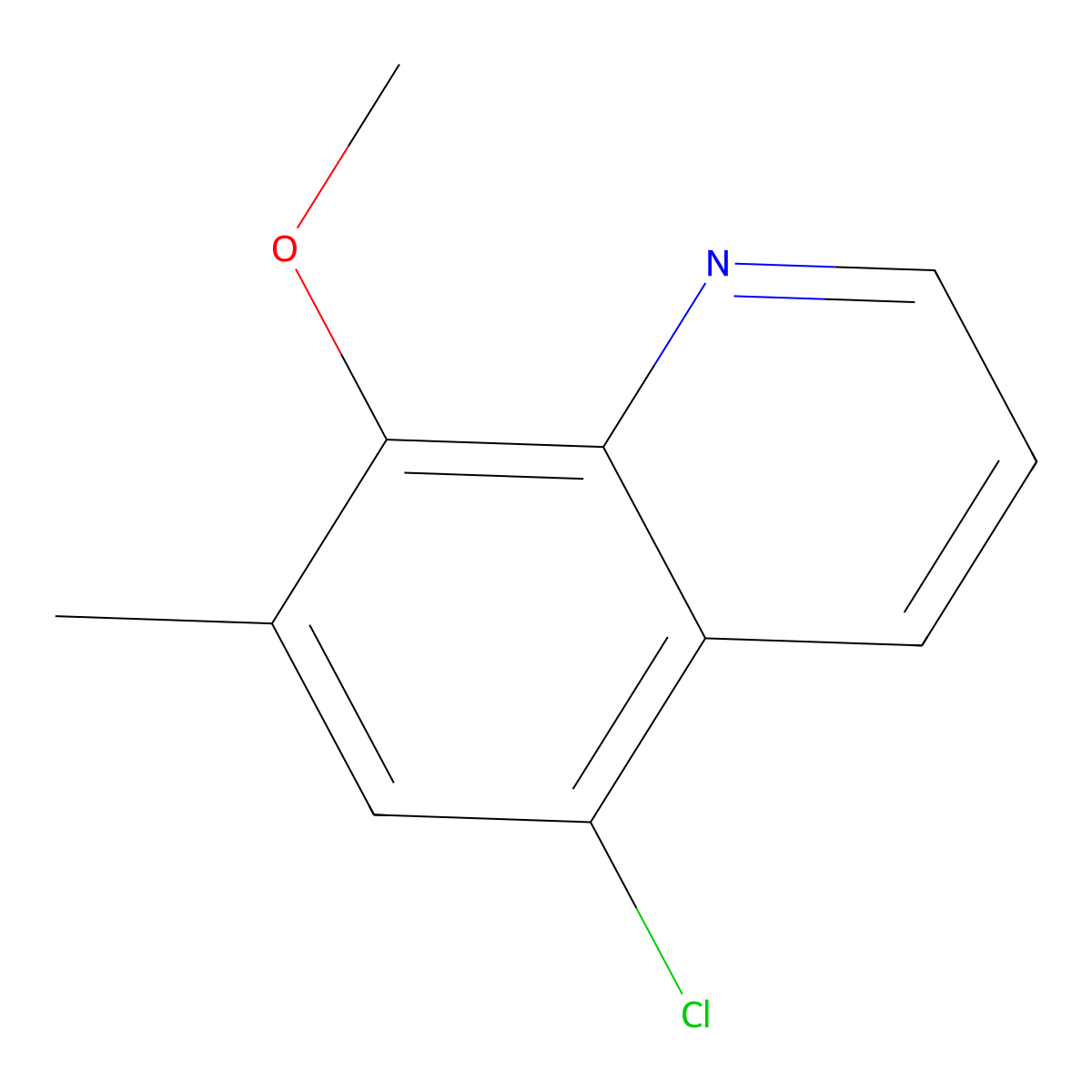 5-Chloro-8-methoxy-7-methylquinoline molecular structure, CAS 2060061-04-1