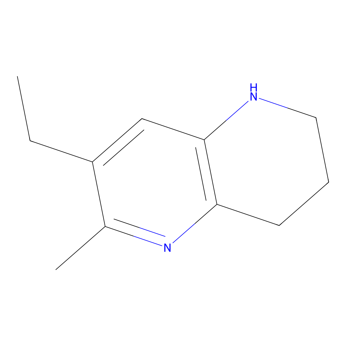7-Ethyl-6-methyl-1,2,3,4-tetrahydro-1,5-naphthyridine molecular structure, CAS 2060061-19-8