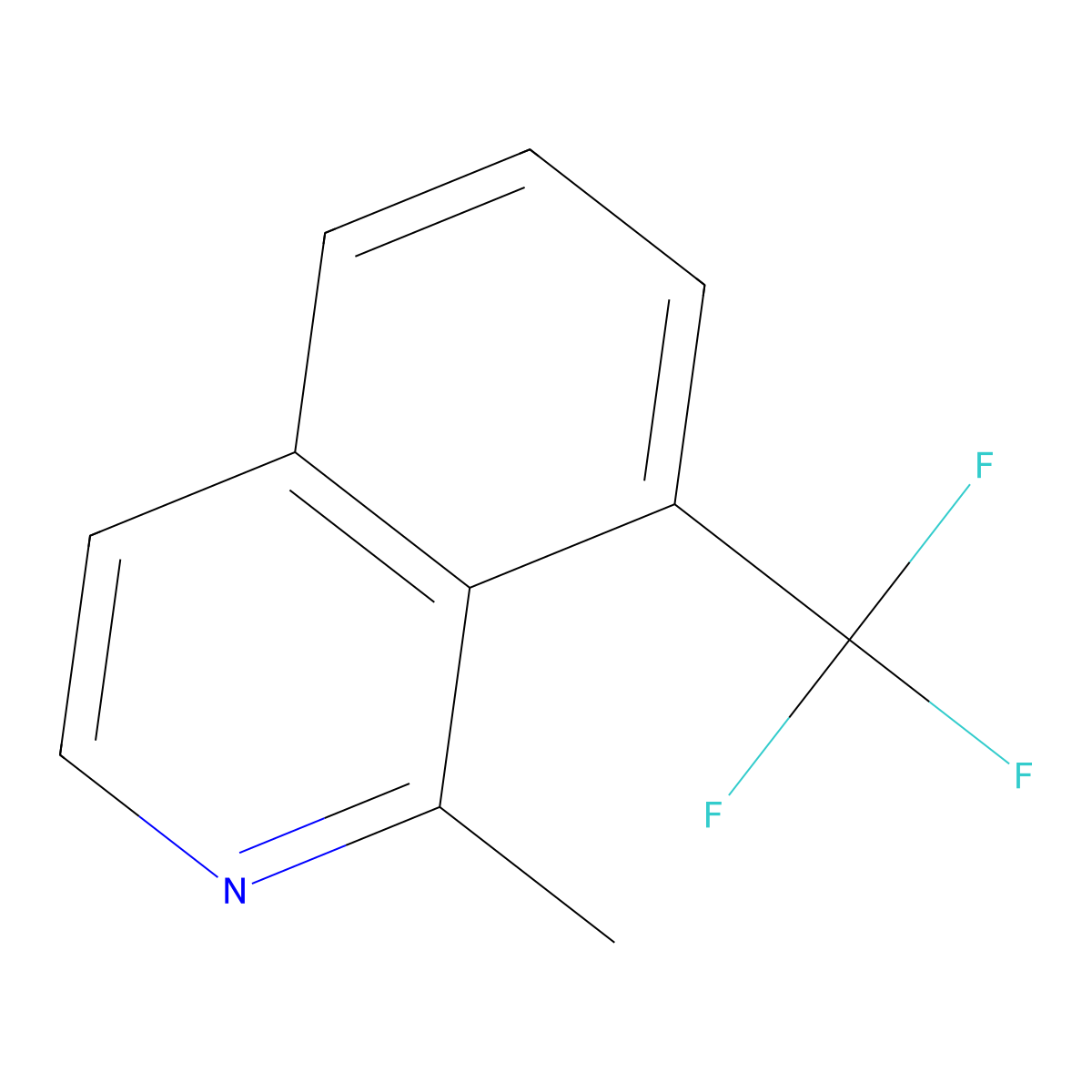 1-Methyl-8-(trifluoromethyl)isoquinoline molecular structure, CAS 2060061-23-4