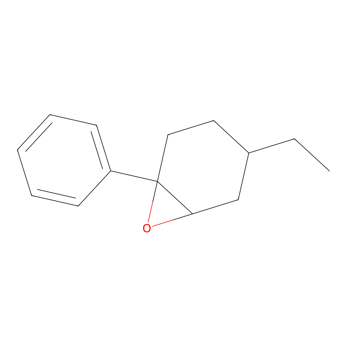 4-Ethyl-1-phenyl-7-oxabicyclo[4.1.0]heptane molecular structure, CAS 2060061-35-8