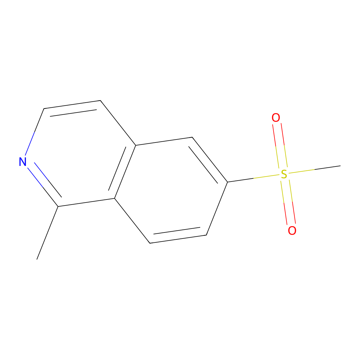 6-Methanesulfonyl-1-methylisoquinoline molecular structure, CAS 2060061-96-1