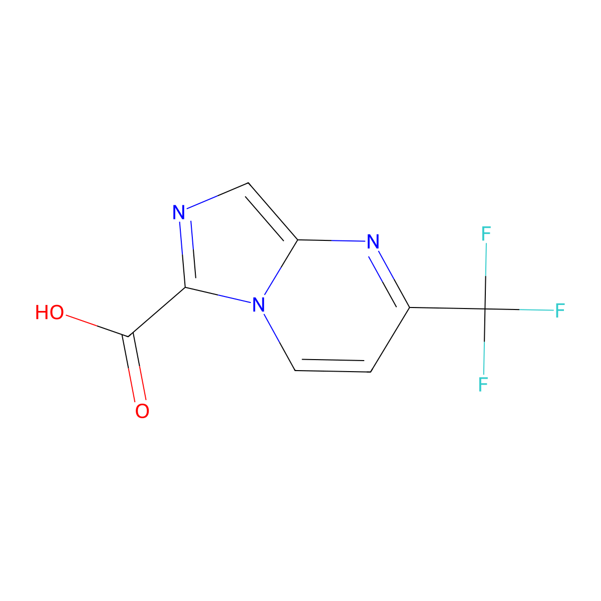 2-(Trifluoromethyl)imidazo[1,5-a]pyrimidine-6-carboxylic acid molecular structure, CAS 2060061-99-4