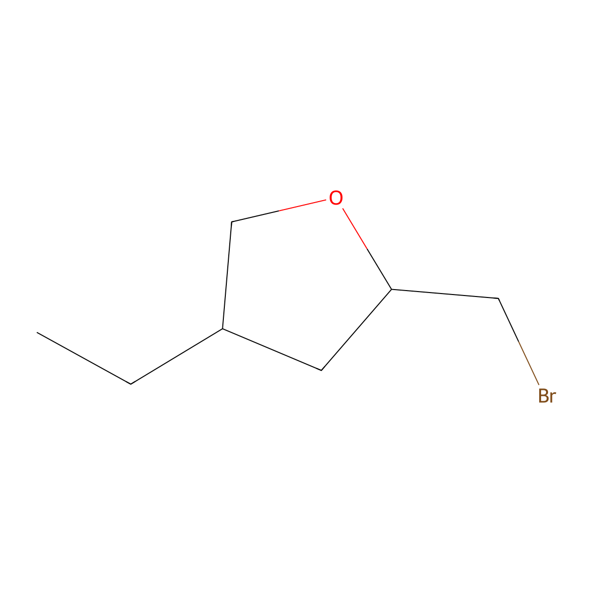 2-(Bromomethyl)-4-ethyloxolane molecular structure, CAS 2060062-94-2