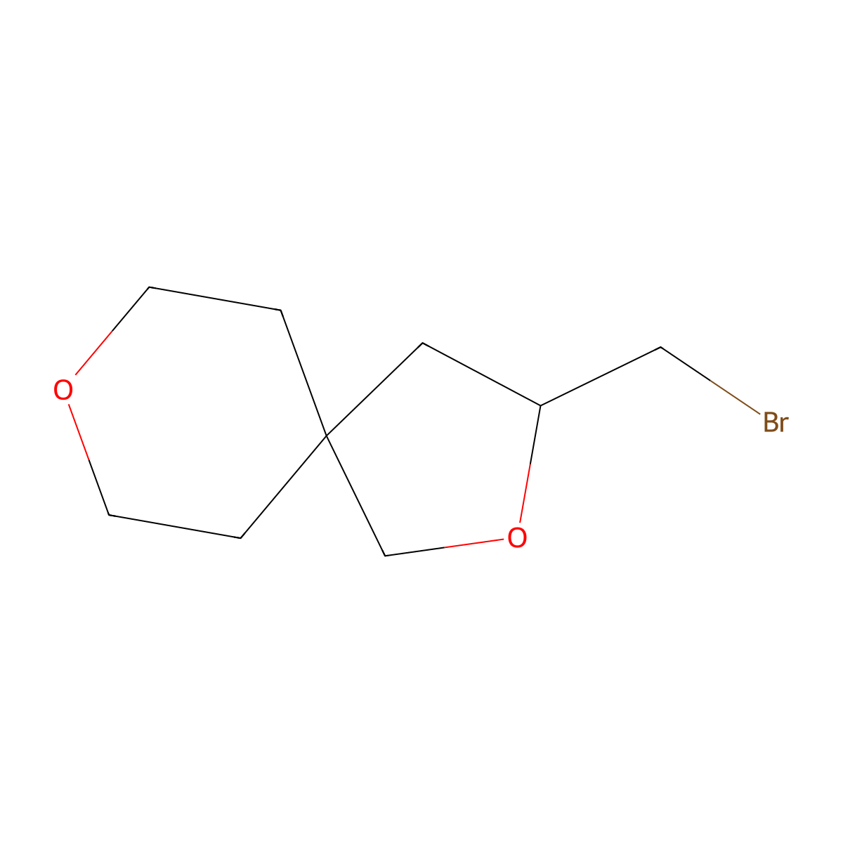 3-(Bromomethyl)-2,8-dioxaspiro(4.5)decane molecular structure, CAS 2060062-95-3