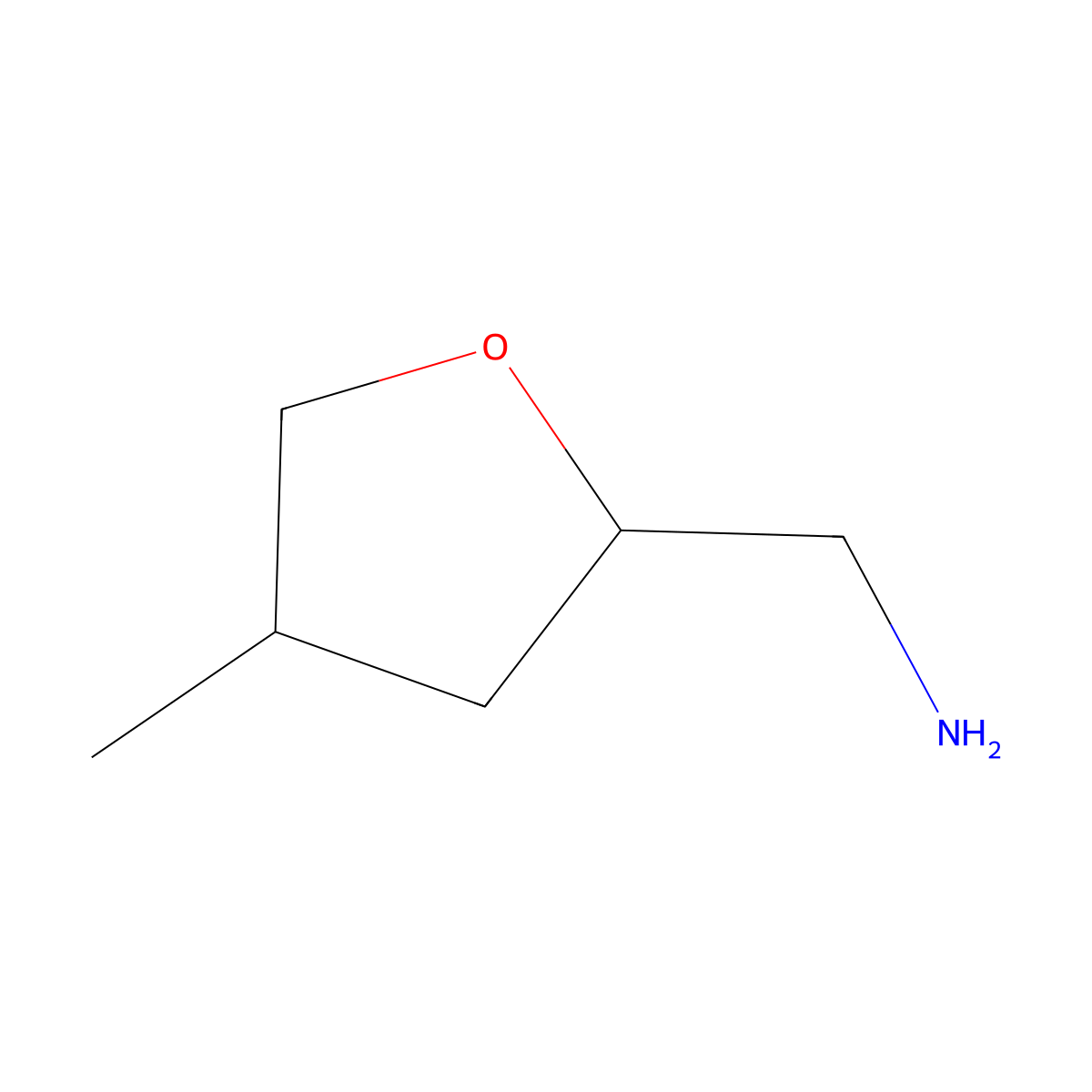 (4-Methyloxolan-2-yl)methanamine molecular structure, CAS 2060063-19-4
