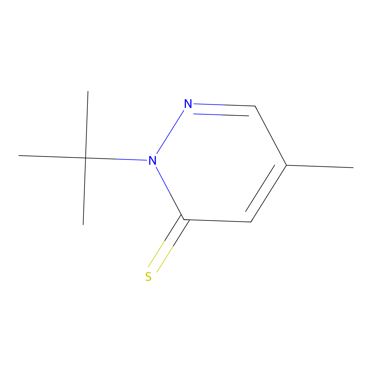 2-tert-Butyl-5-methyl-2,3-dihydropyridazine-3-thione molecular structure, CAS 2060063-31-0