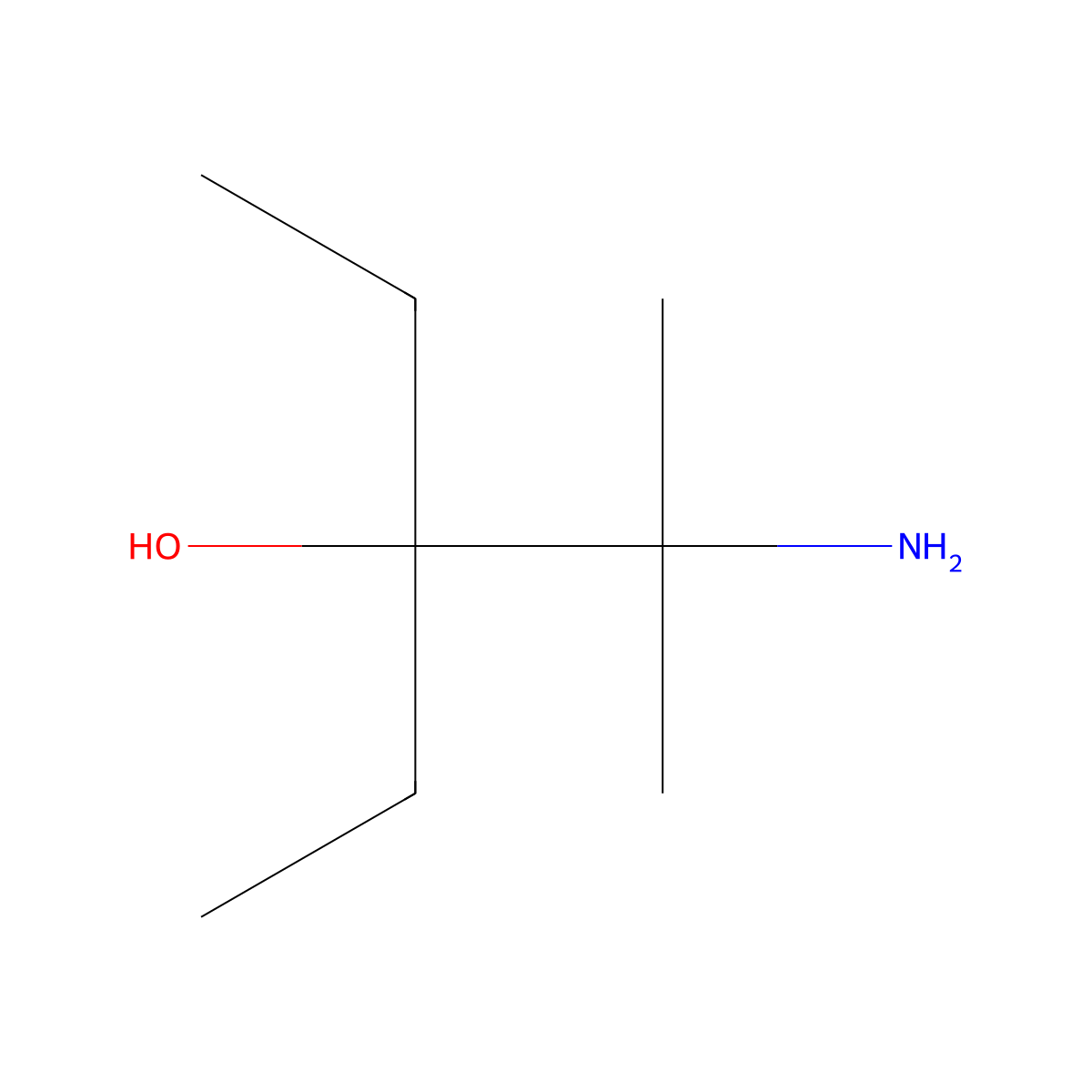 2-Amino-3-ethyl-2-methylpentan-3-ol molecular structure, CAS 2060063-33-2