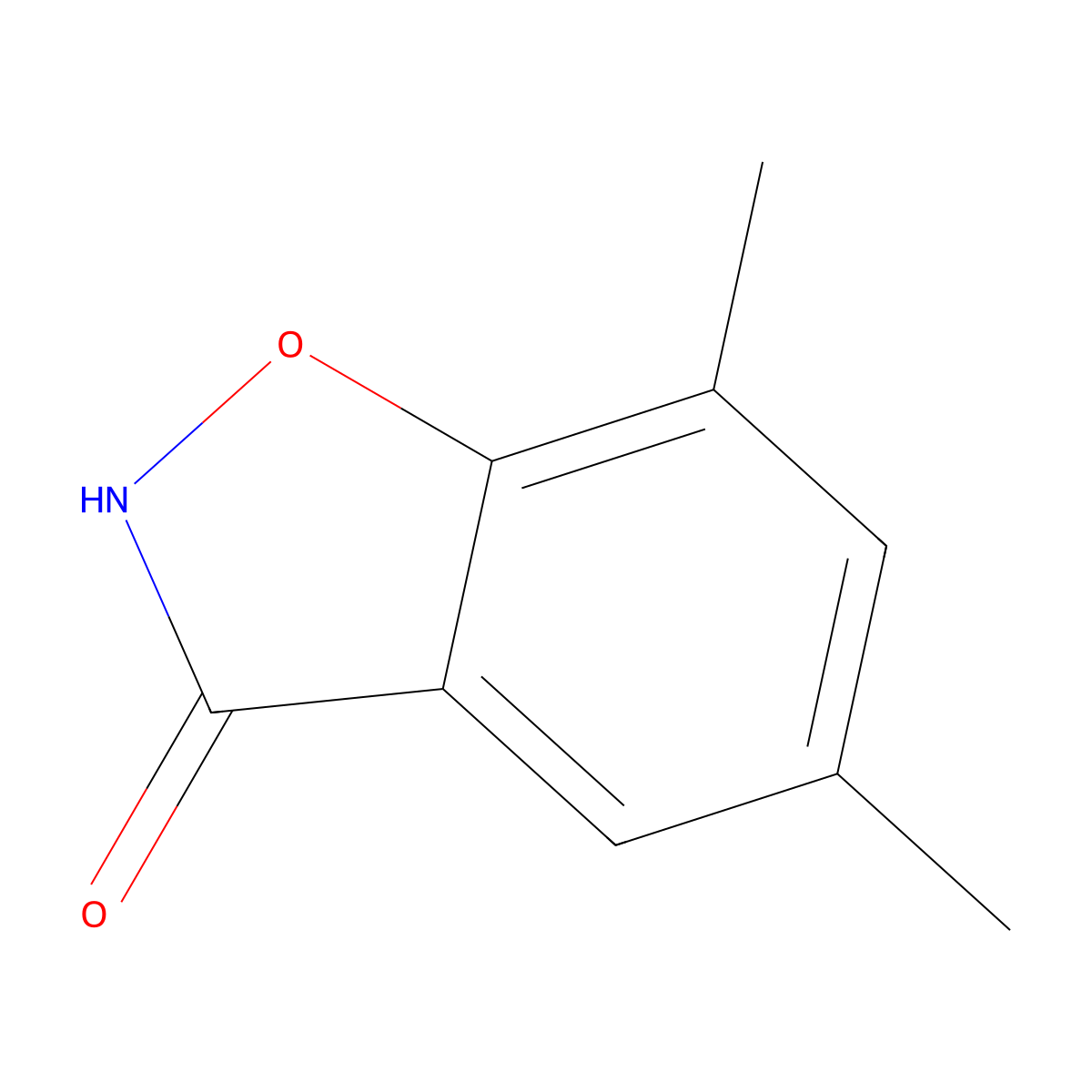 5,7-Dimethyl-1,2-benzoxazol-3-ol molecular structure, CAS 2060063-76-3