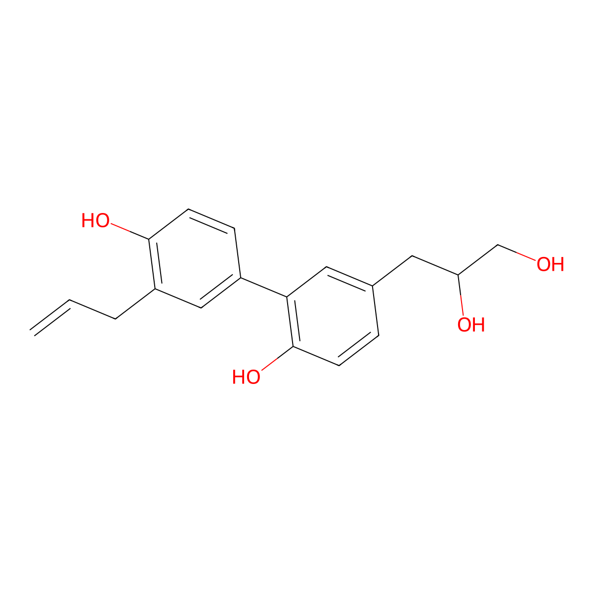 Magnolignan molecular structure, CAS 20601-85-8