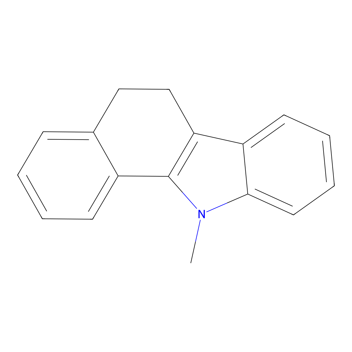 11-methyl-6,11-dihydro-5H-benzo[a]carbazole molecular structure, CAS 20603-70-7