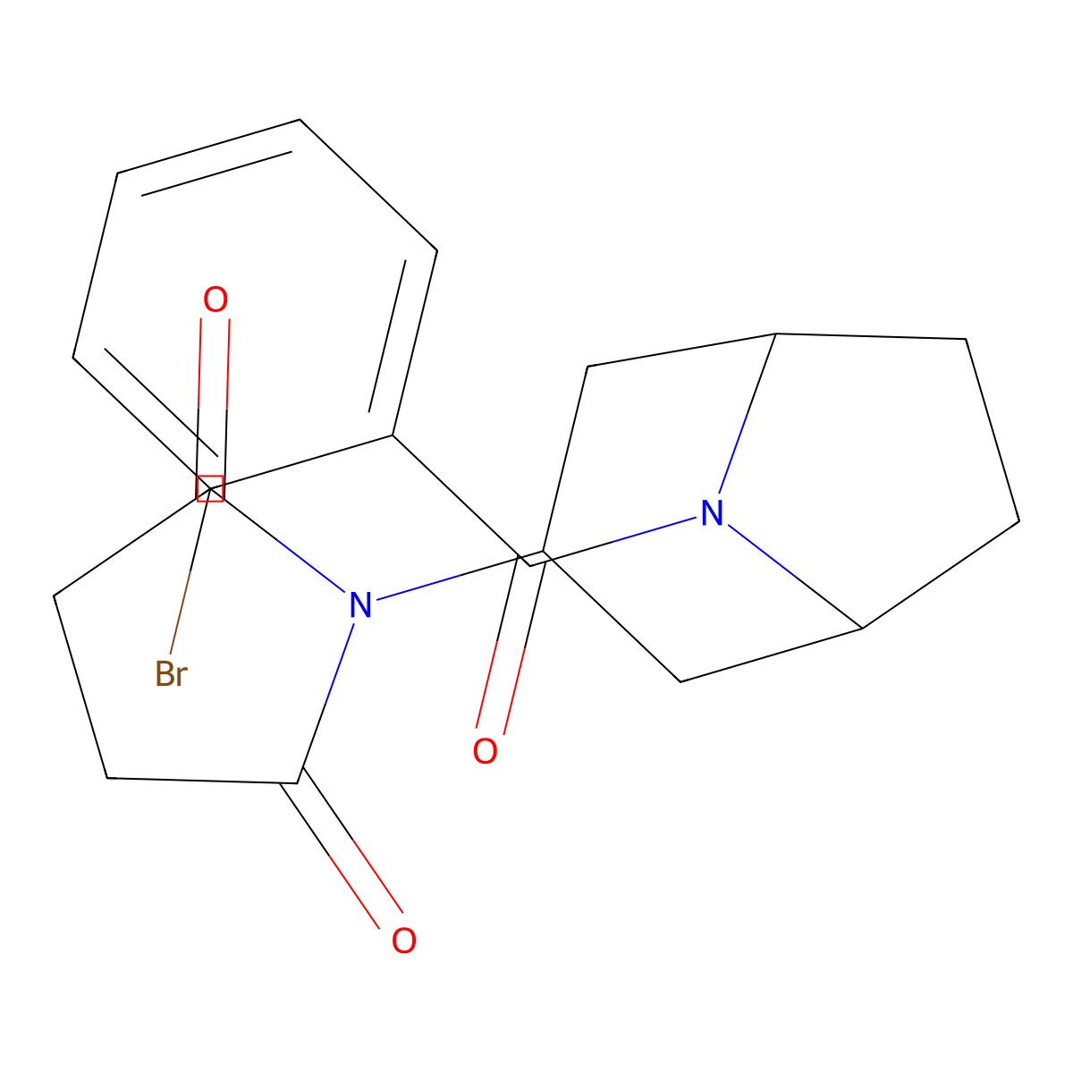 1-((1R,5S)-8-(2-bromobenzoyl)-8-azabicyclo[3.2.1]octan-3-yl)pyrrolidine-2,5-dione molecular structure, CAS 2060474-13-5