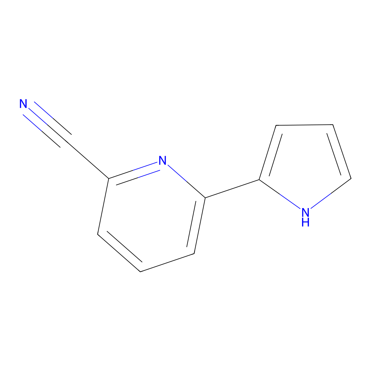 6-(1H-Pyrrol-2-YL)pyridine-2-carbonitrile molecular structure, CAS 2060482-35-9