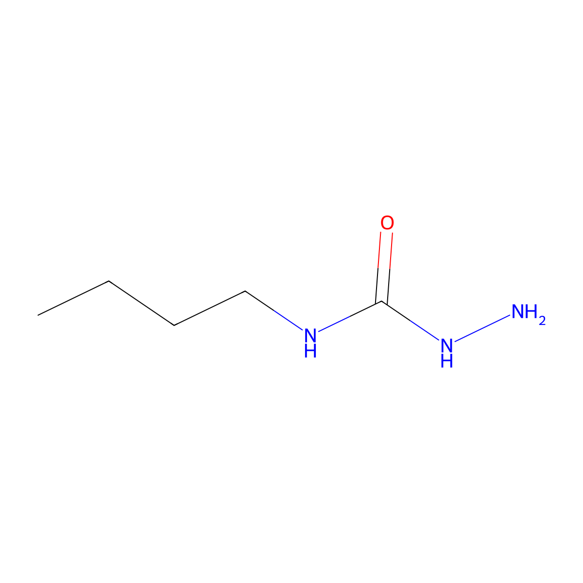 3-Amino-1-butylurea molecular structure, CAS 20605-19-0