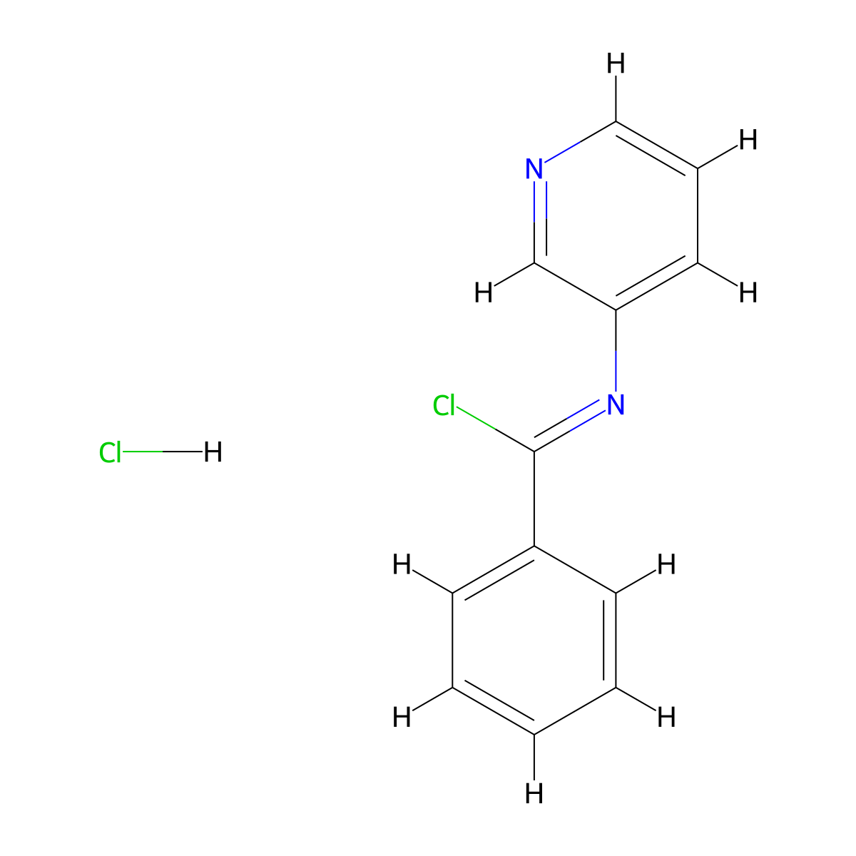 N-(pyridin-3-yl)benzenecarbonimidoyl chloride hydrochloride molecular structure, CAS 2060523-69-3