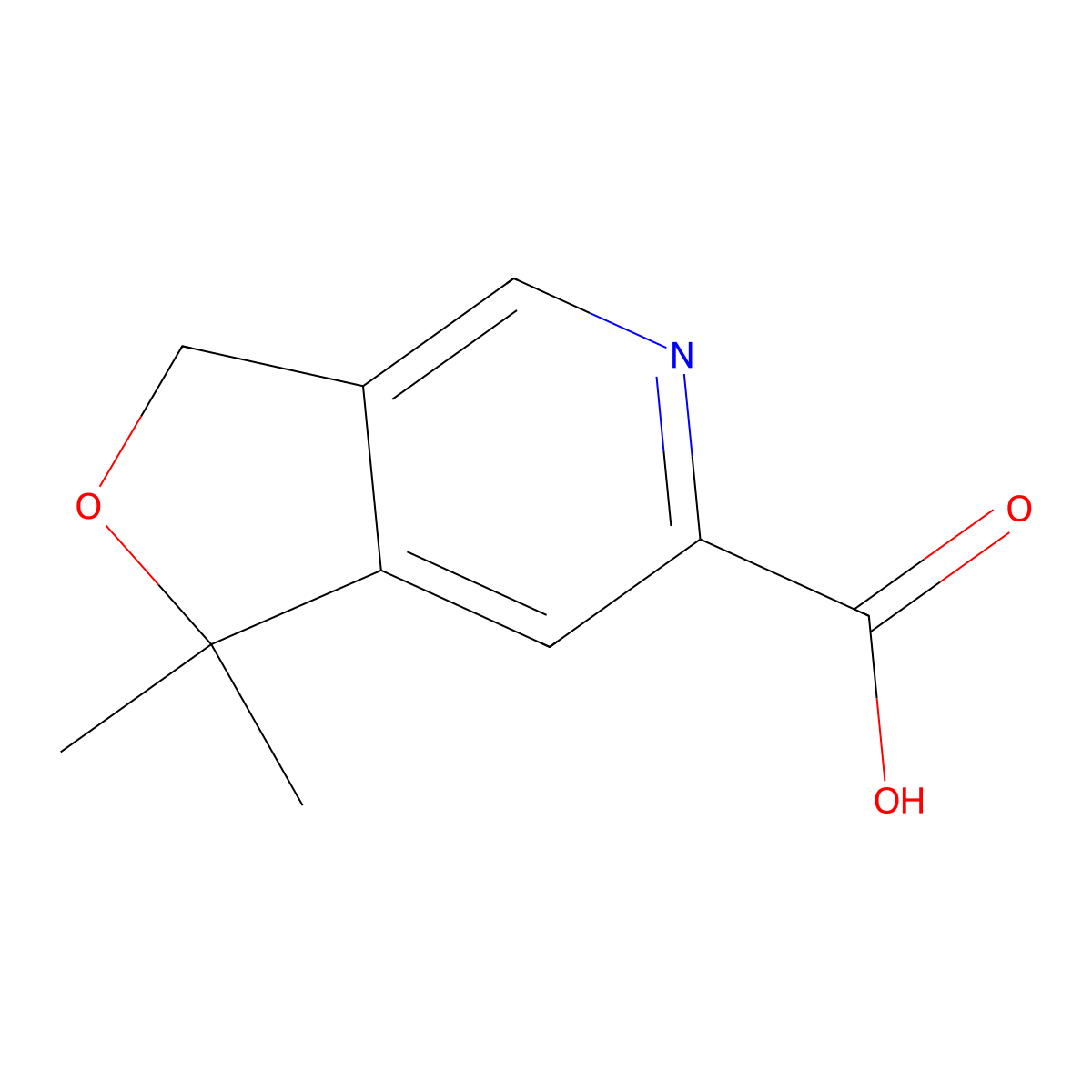 1,1-Dimethyl-1,3-dihydrofuro[3,4-C]pyridine-6-carboxylic acid molecular structure, CAS 2060588-69-2