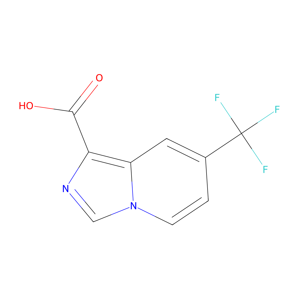 7-(Trifluoromethyl)imidazo[1,5-A]pyridine-1-carboxylic acid molecular structure, CAS 2060589-70-8