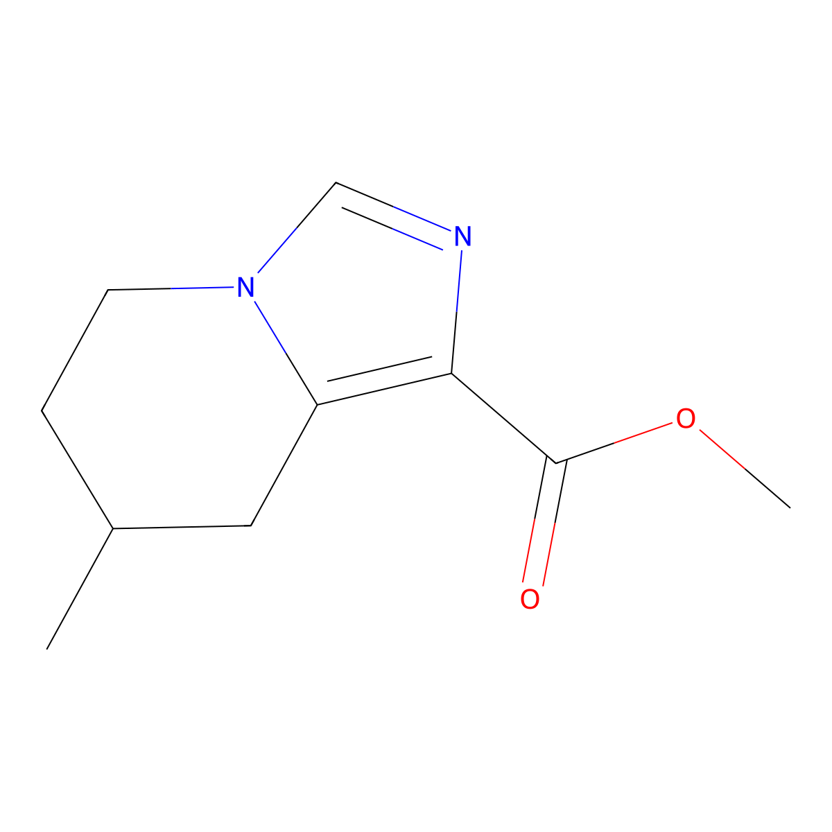 Methyl 7-methyl-5,6,7,8-tetrahydroimidazo[1,5-A]pyridine-1-carboxylate molecular structure, CAS 2060591-18-4