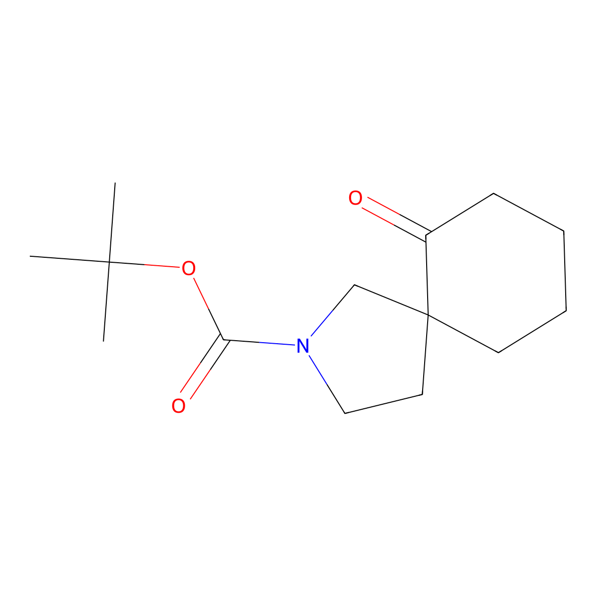 Tert-butyl 6-oxo-2-azaspiro(4.5)decane-2-carboxylate molecular structure, CAS 2060619-91-0