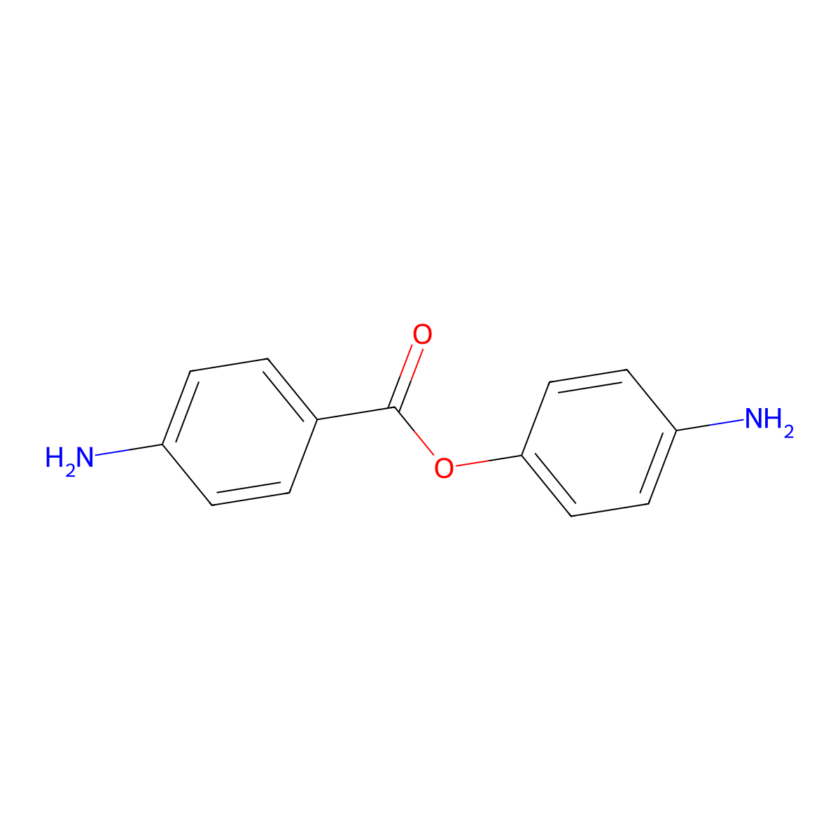 4-Aminophenyl 4-Aminobenzoate molecular structure, CAS 20610-77-9
