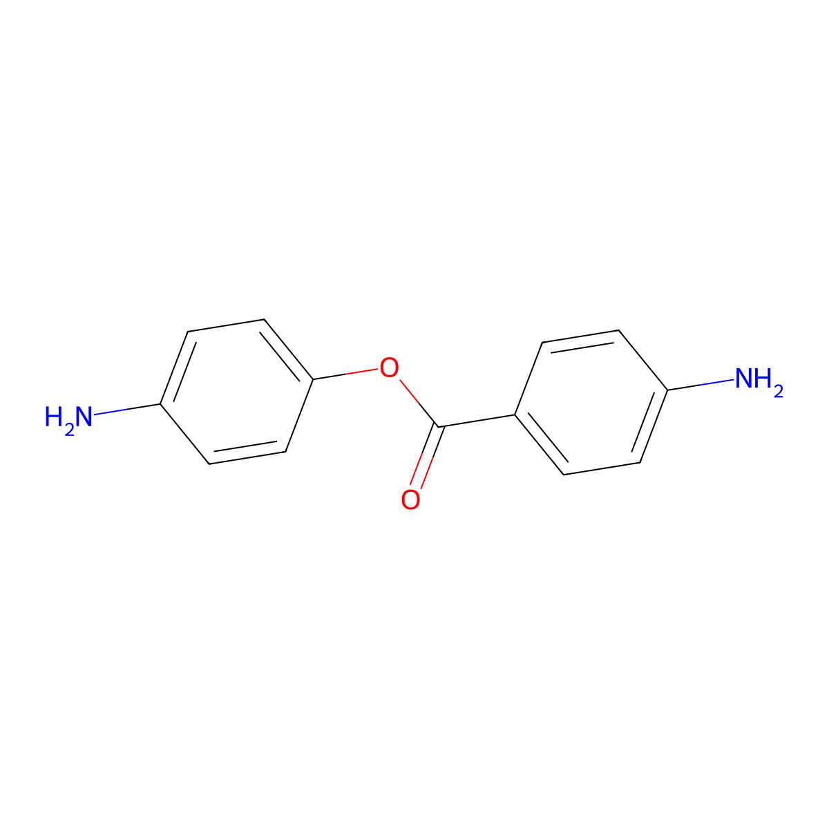 4-Aminophenyl 4-Aminobenzoate molecular structure, CAS 20610-77-9