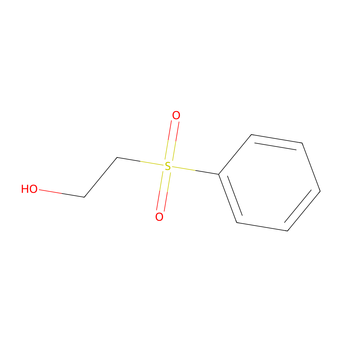 2-(Phenylsulfonyl)ethanol molecular structure, CAS 20611-21-6