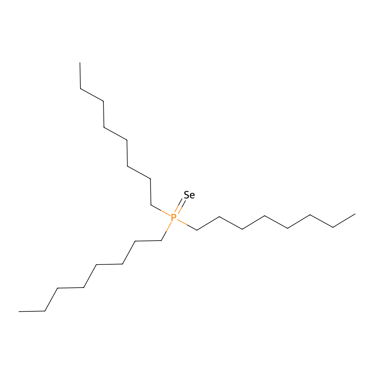 Tri-n-octyl phosphine selenide molecular structure, CAS 20612-73-1