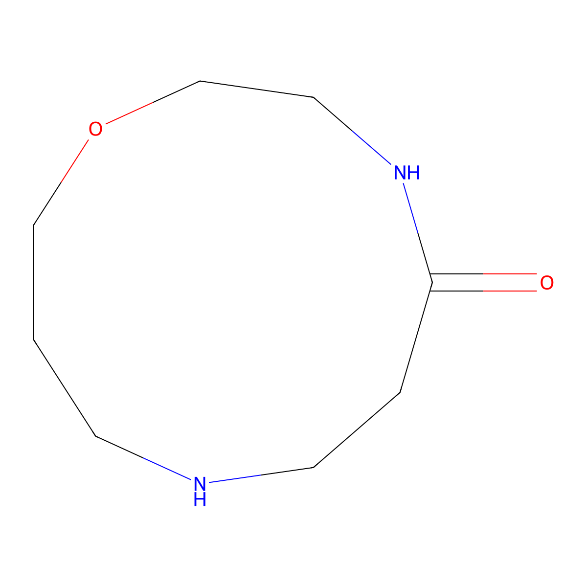 1-Oxa-4,8-diazacycloundecan-5-one molecular structure, CAS 2061243-58-9
