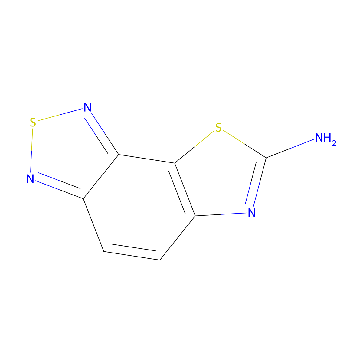 [1,3]Thiazolo[5,4-e][2,1,3]benzothiadiazol-7-amine molecular structure, CAS 20613-67-6