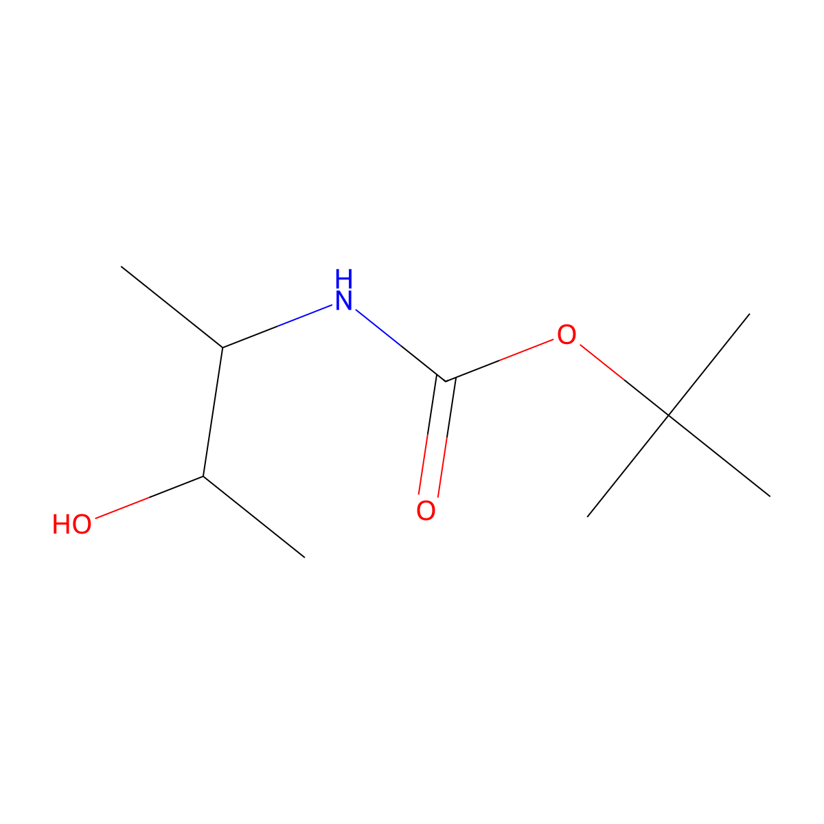 tert-butyl N-[(2R,3R)-3-hydroxybutan-2-yl]carbamate molecular structure, CAS 2061909-56-4