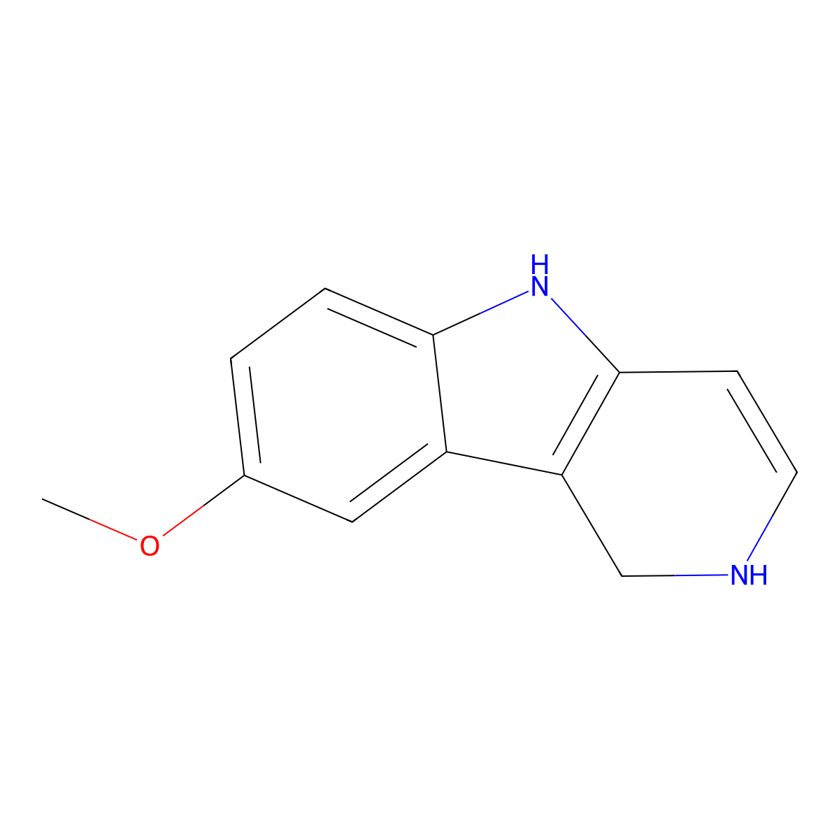 8-Methoxy-2,5-dihydro-1H-pyrido[4,3-b]indole molecular structure, CAS 2061979-90-4