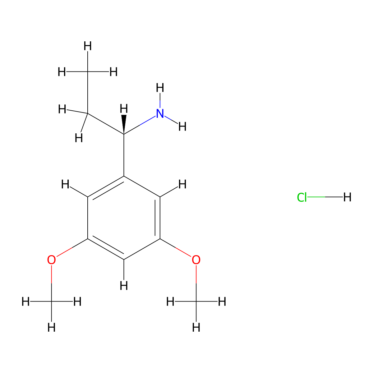 (S)-1-(3,5-Dimethoxyphenyl)propan-1-amine hydrochloride molecular structure, CAS 2061996-57-2