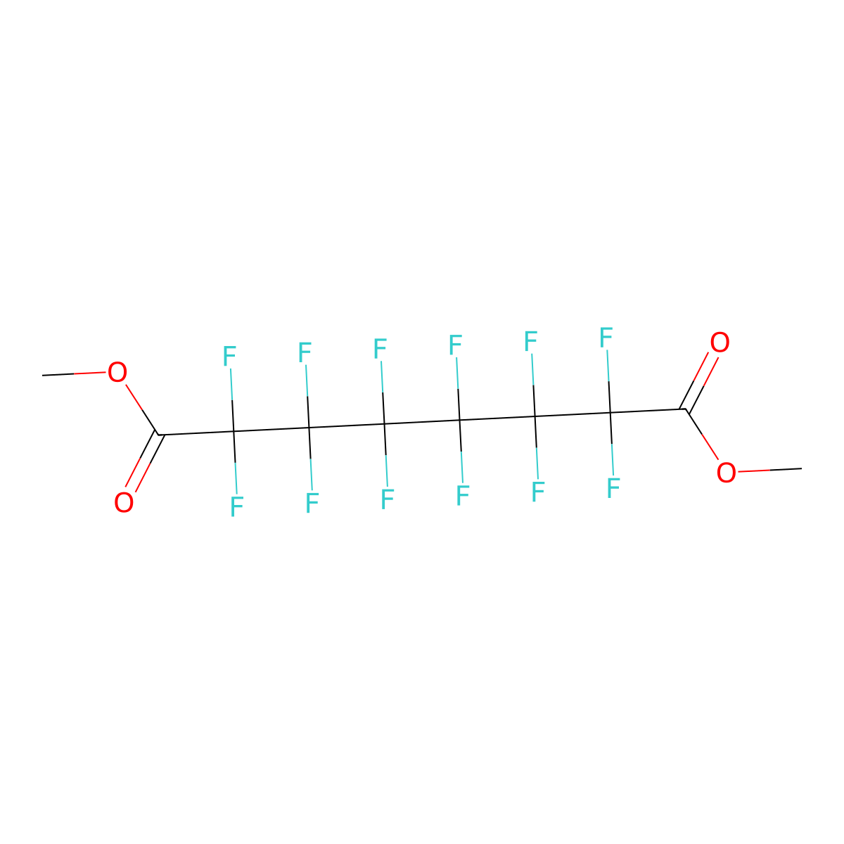Dimethyl dodecafluorosuberate molecular structure, CAS 2062-20-6