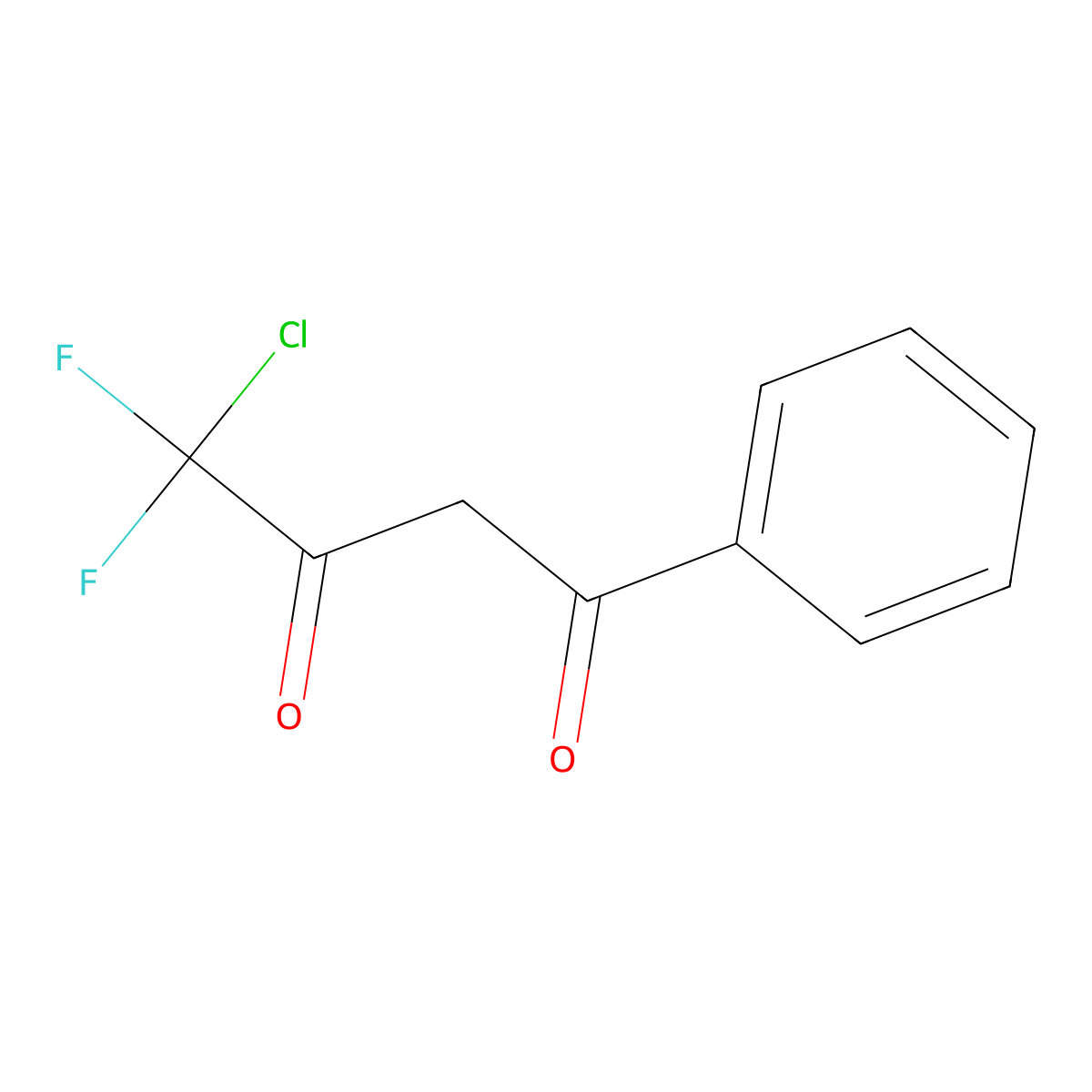 4-Chloro-4,4-difluoro-1-phenylbutane-1,3-dione molecular structure, CAS 2062-21-7