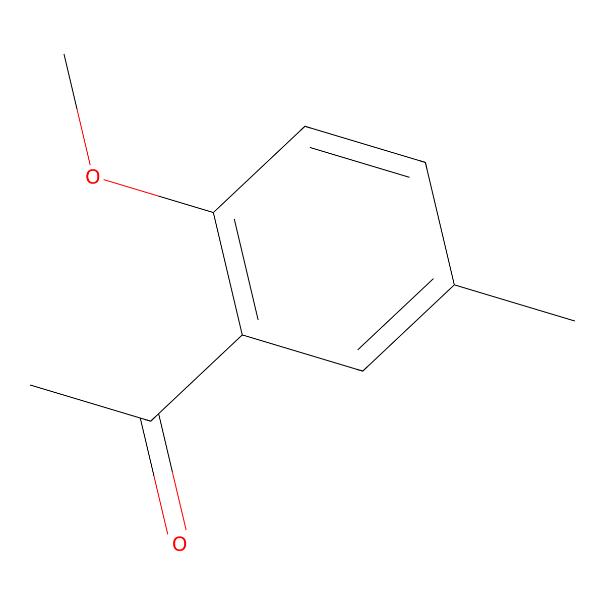 1-(2-Methoxy-5-methylphenyl)ethan-1-one molecular structure, CAS 20628-07-3