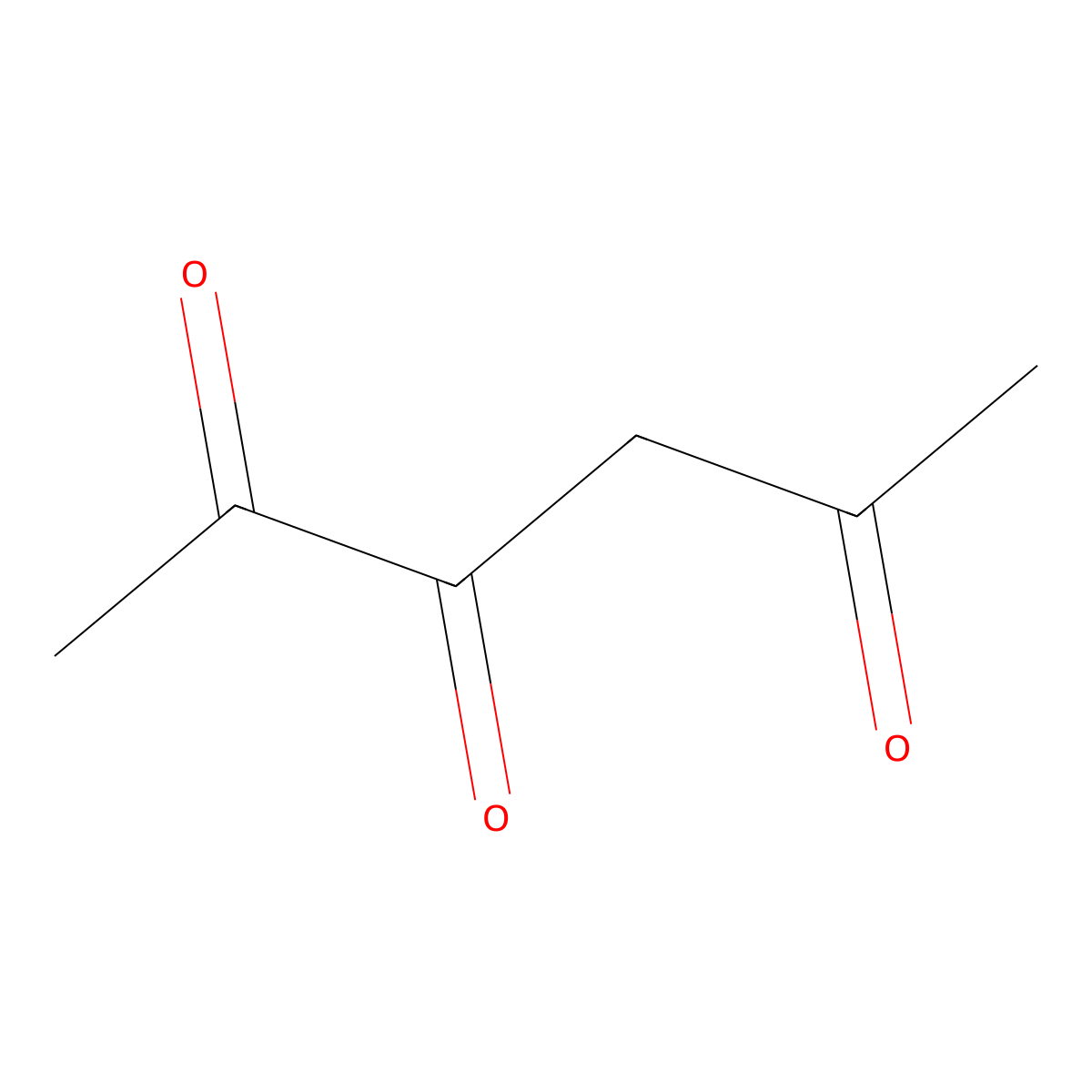 2,3,5-Hexanetrione molecular structure, CAS 20630-53-9
