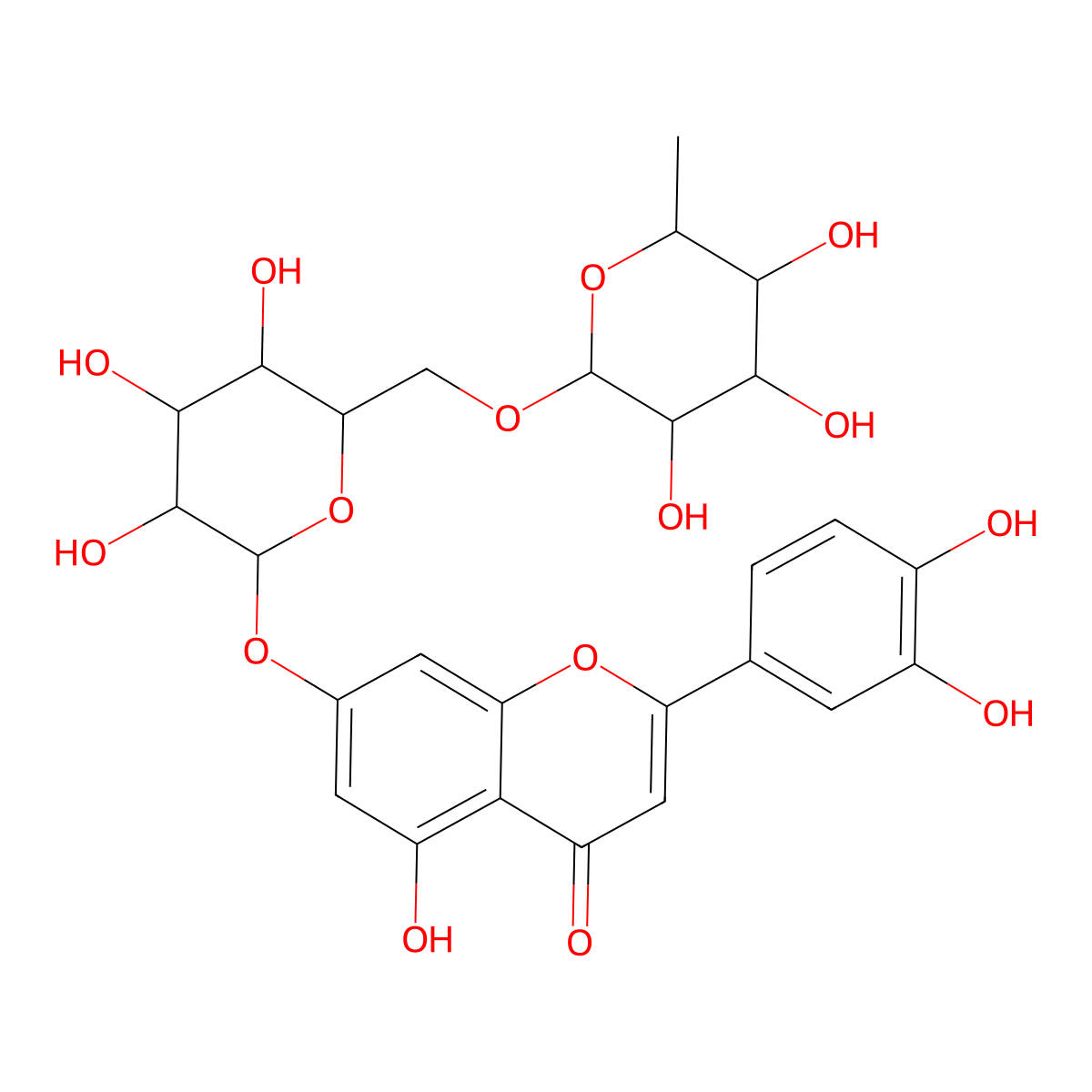 Scolymoside molecular structure, CAS 20633-84-5